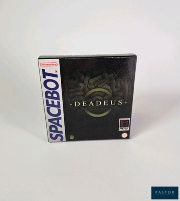 une boîte sur laquelle figure un jeu, posée sur une surface blanche