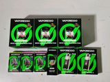 four boxes of vaporesso vapes sitting on a table