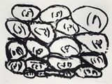 an image of a black and white drawing of a bunch of numbers