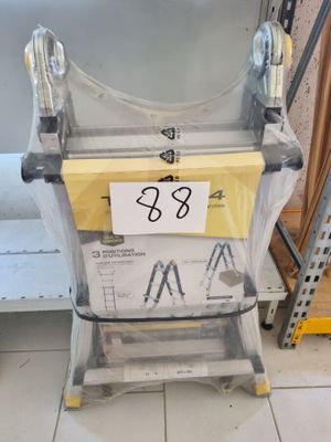 a cart that has a sign on it in a store