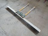 a long piece of metal laying on the floor