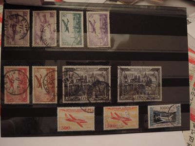 TIMBRES FRANCE Oblitérés COLLECTION POSTE AERIENNE - 1…