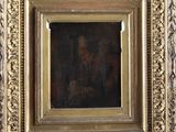 an image of a painting of a man and a woman in a gold frame