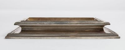an image of a wooden tray with a handle on a white background