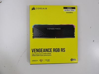 a yellow box with a black and white logo on it