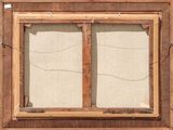 a picture of a picture of a window that is made out of wood