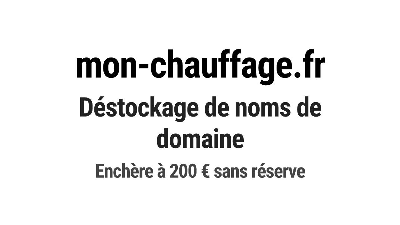 Destockage & Invendus