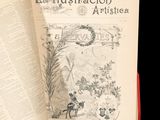 an open book with a picture of a horse on it