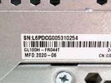 a close up of a computer keyboard with a barcode on it