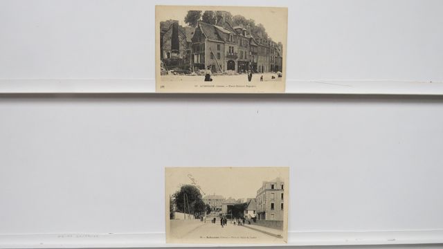 Aubusson : Lot de 2cpa : Place du Palais de Justice (HM 95). TBE....