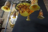 magnifique lustre de style Art nouveau à 5 branches - style … (photo 3)