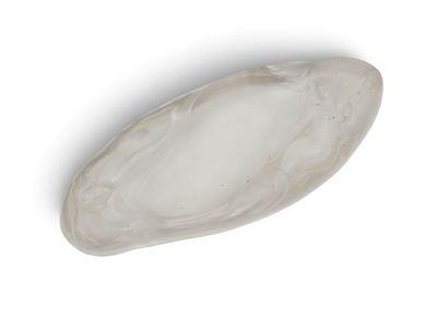 an image of a close up of a white object on a white surface