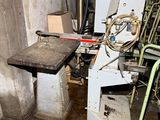 a machine that is sitting inside of a building