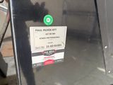 a picture of a gas pump with a sticker on it