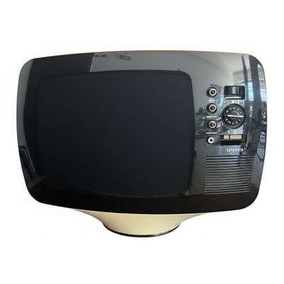 a small television sitting on top of a stand