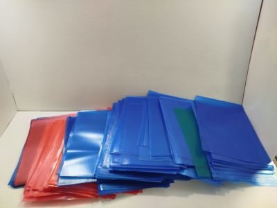Lot de pochettes coin - Chemises plastique A4 translucides -…