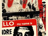 a poster with a picture of a man on it
