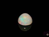 an oplite is shown in the dark with a black background
