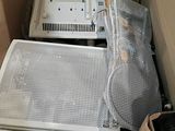 a box full of electronic equipment in a box