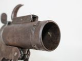 a close up of a gun on a white background