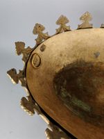 Grande COUPE de style néogothique en bronze ciselée et dorée… (photo 2)