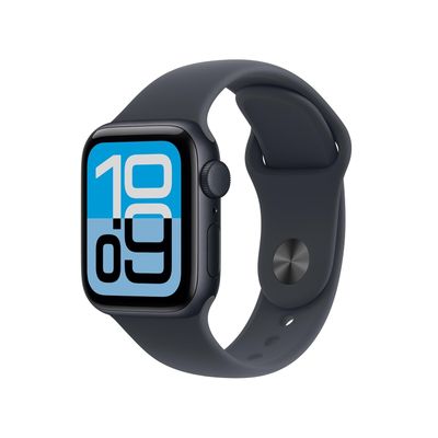 Apple Watch Series 3 GPS 42 mm, boîtier en aluminium gris sidéral avec bracelet sport noir