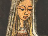 une image d'un tableau représentant une femme tenant un enfant dans ses bras