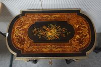 Jolie coiffeuse de style Marie-Antoinette – bois de racine e… (photo 2)