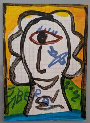 Jaber EL MAHJOUB (né en 1938) Cyclope, 2002