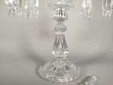 a crystal candelab that is sitting on a table