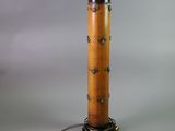 an image of a lamp that is on a table