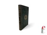 an image of a black book with gold trim on a white background