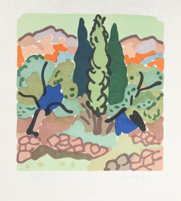 LAPICQUE Charles (1898-1988) "L'Erymanthe" (1964) - Photo 1