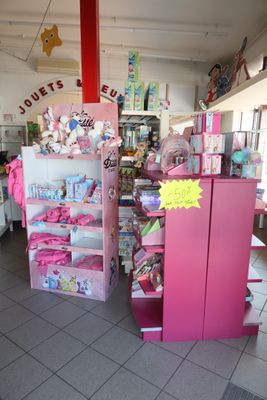 a store with a lot of toys in the store