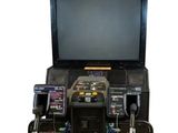 une image représentant une console de jeux vidéo dotée d'un grand écran