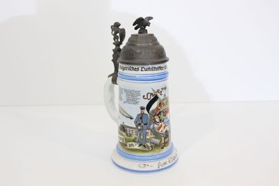 ALLEMAGNE Chope de réserviste, reproduction marquée 1er bata…