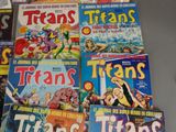 a lot of comic books on the table