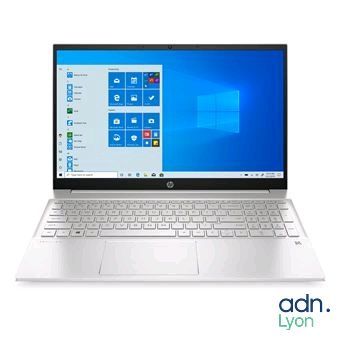a laptop with a windows 10 screen on top of it