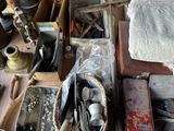 a table with a lot of tools on it