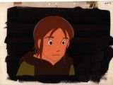 une image représentant le dessin d'une femme aux cheveux bruns portant un t-shirt vert