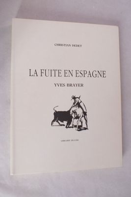 la couverture du livre *La futte en Espagne*, avec le dessin d'un homme à cheval