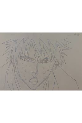drawing of a man with a surprised look on his face