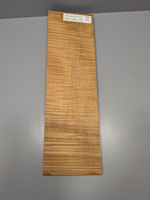 Fond en érable pour violon, ~45cm