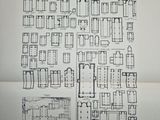 an image of a plan of a building with a lot of windows