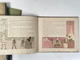an open book with a picture of a man and woman on it