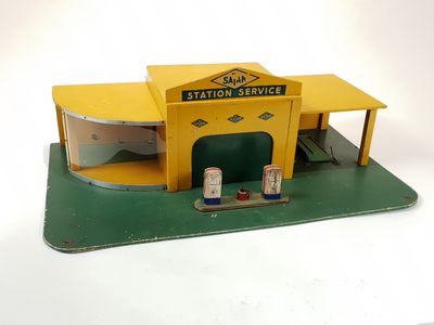 BABYJOU (France, v.1950) grande station service SATAM, en bo…