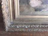 a picture of a painting on the wall of a room