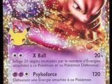 gros plan d'une carte pokemon sur fond noir