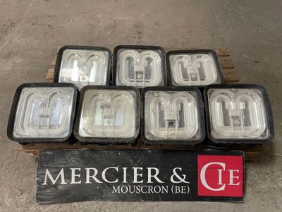 Gifas Prima-Light - Lot DE 7 Projecteurs Fluorescents 230v -…