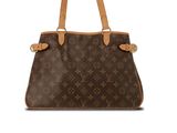 Sac cabas Louis Vuitton en toile Monogram marron et cuir